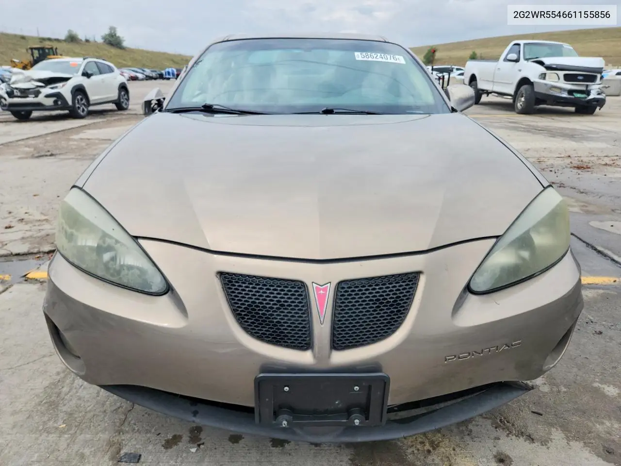 2006 Pontiac Grand Prix Gt VIN: 2G2WR554661155856 Lot: 58624076