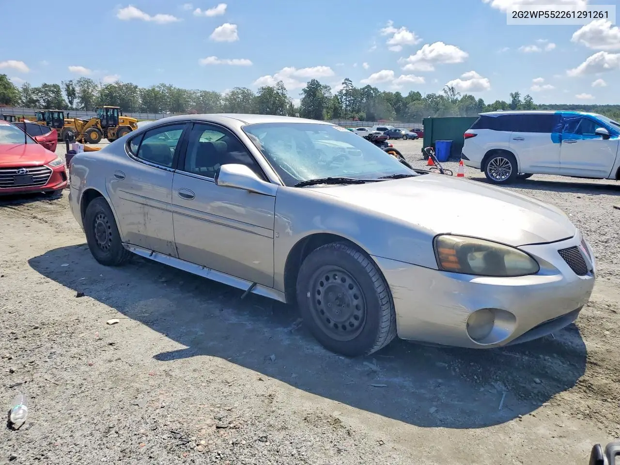 2006 Pontiac Grand Prix VIN: 2G2WP552261291261 Lot: 60624986