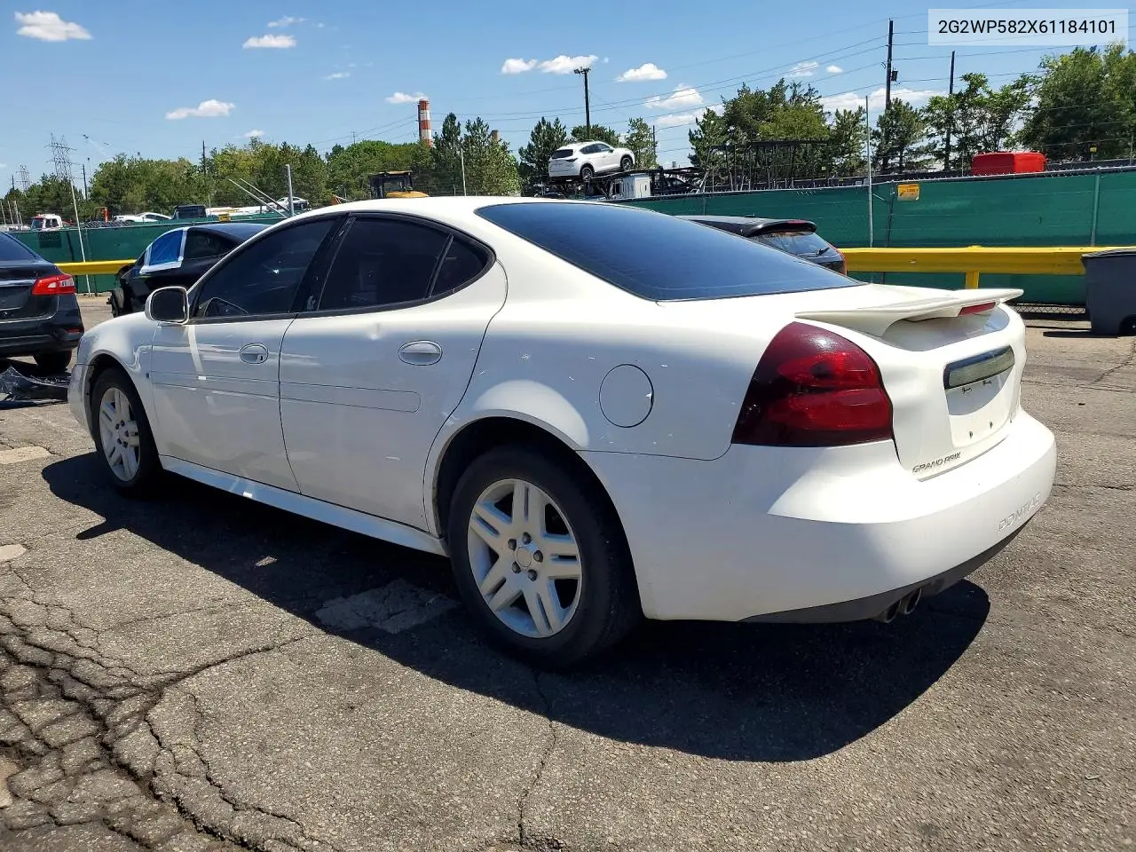 2006 Pontiac Grand Prix VIN: 2G2WP582X61184101 Lot: 60682926
