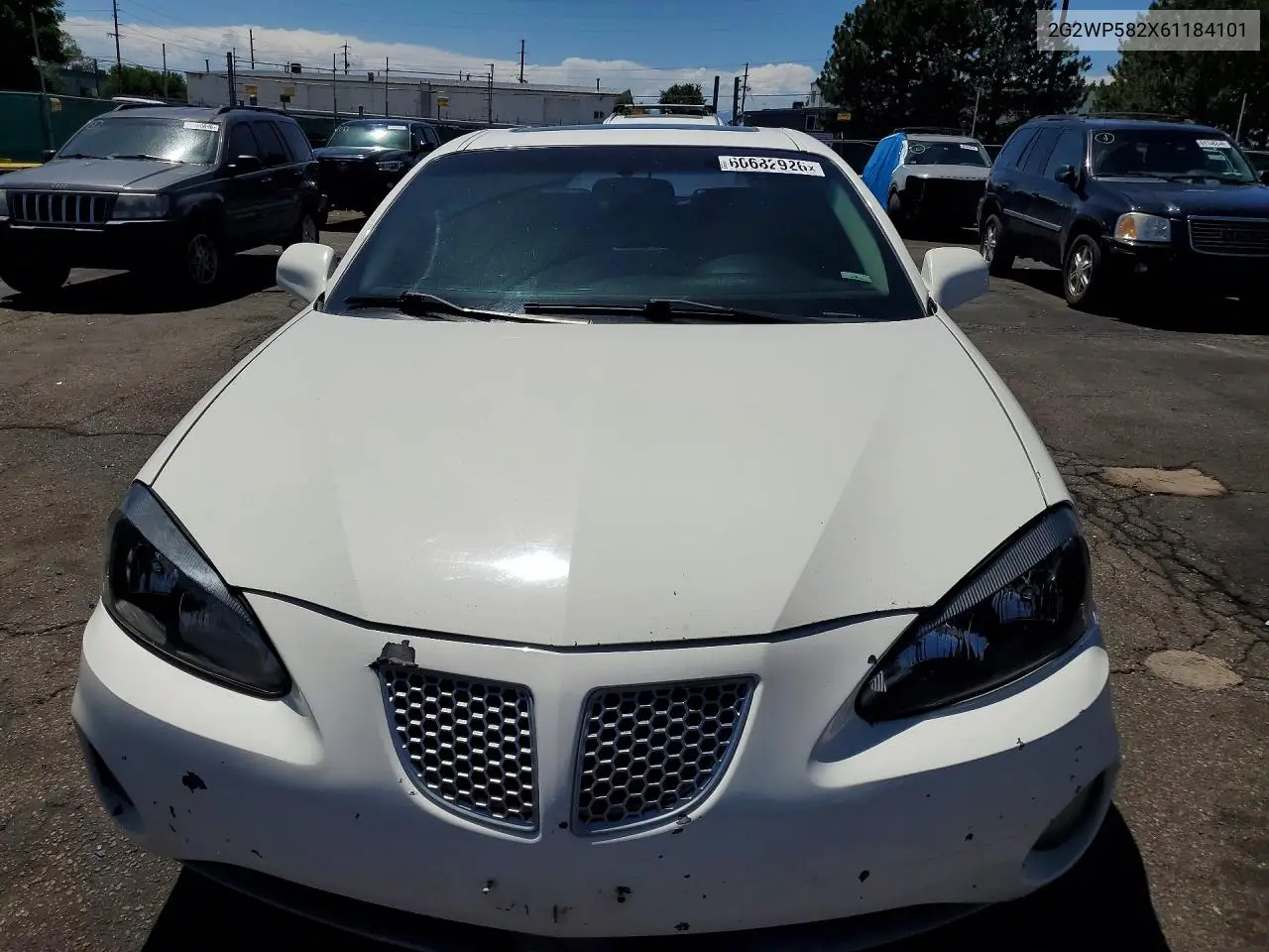 2006 Pontiac Grand Prix VIN: 2G2WP582X61184101 Lot: 60682926