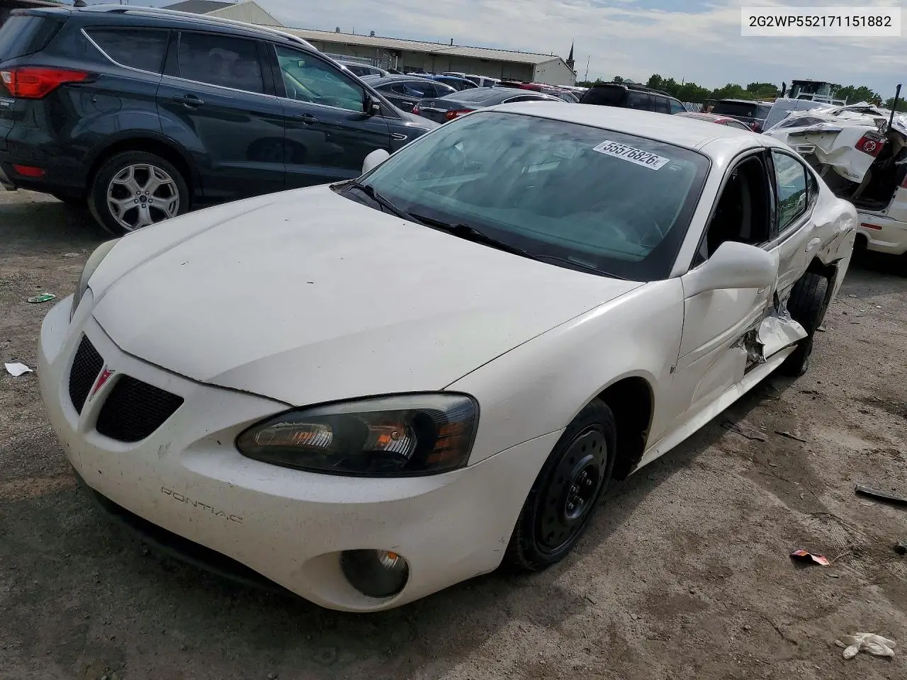 2007 Pontiac Grand Prix VIN: 2G2WP552171151882 Lot: 55576826