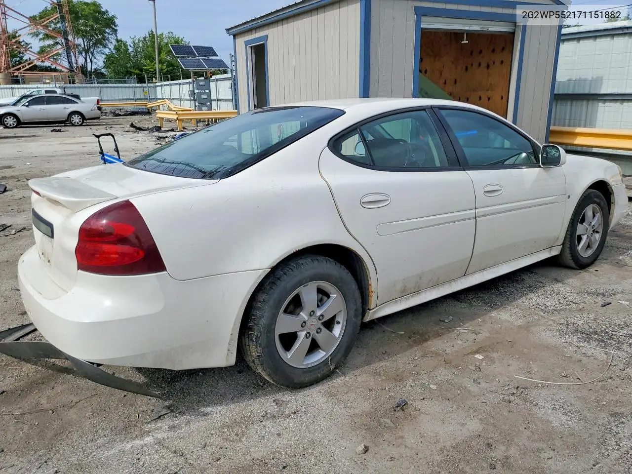 2007 Pontiac Grand Prix VIN: 2G2WP552171151882 Lot: 55576826