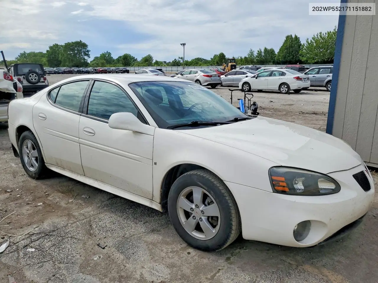 2007 Pontiac Grand Prix VIN: 2G2WP552171151882 Lot: 55576826