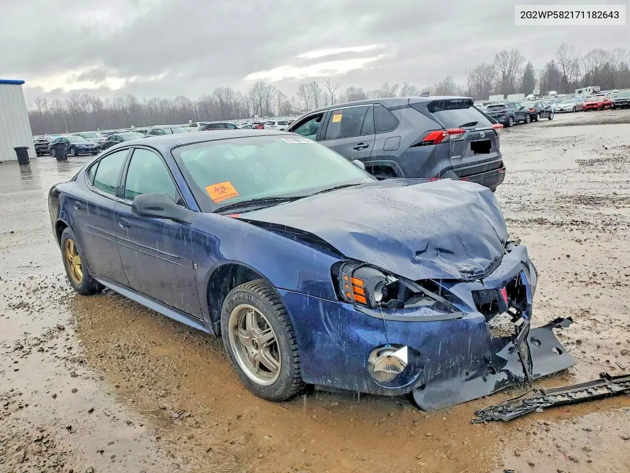 2007 Pontiac Grand Prix VIN: 2G2WP582171182643 Lot: 58099686