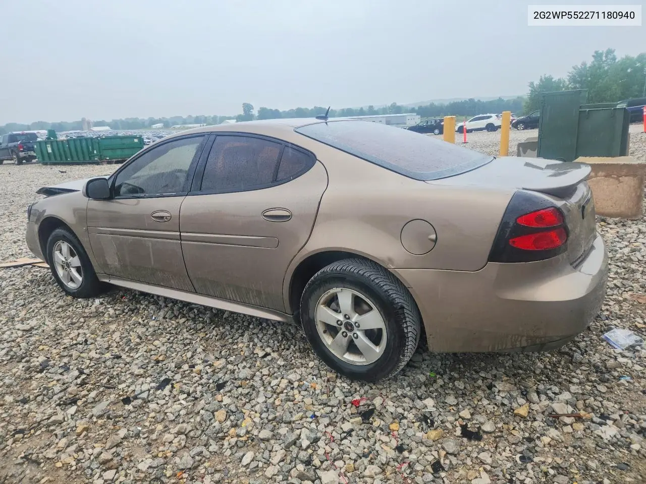 2007 Pontiac Grand Prix VIN: 2G2WP552271180940 Lot: 58488636