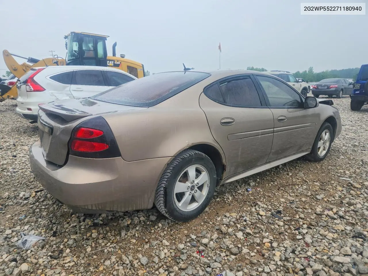 2007 Pontiac Grand Prix VIN: 2G2WP552271180940 Lot: 58488636