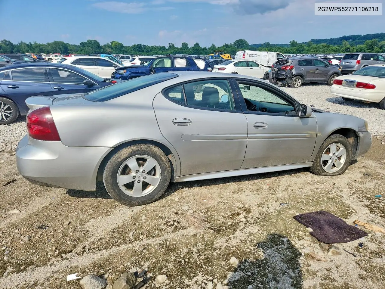 2007 Pontiac Grand Prix VIN: 2G2WP552771106218 Lot: 60243876