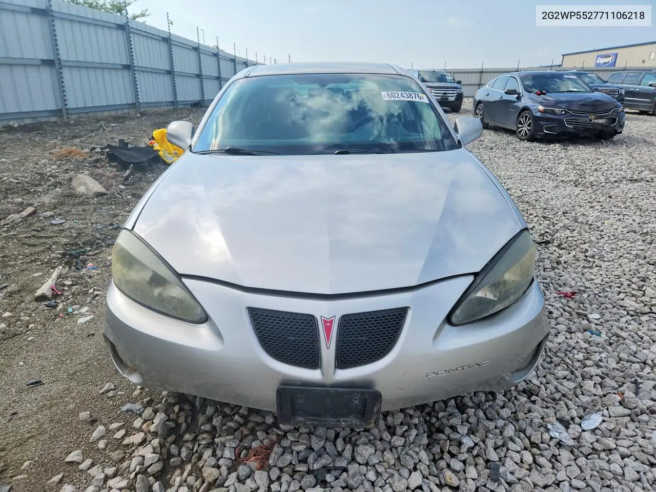 2007 Pontiac Grand Prix VIN: 2G2WP552771106218 Lot: 60243876