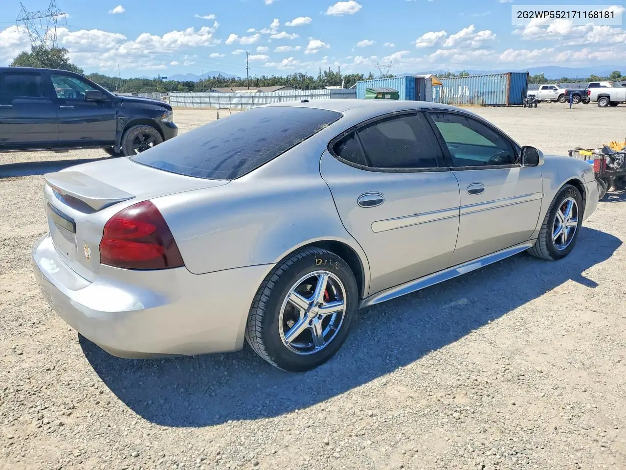2007 Pontiac Grand Prix VIN: 2G2WP552171168181 Lot: 61433236