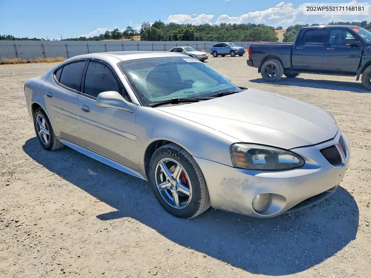 2007 Pontiac Grand Prix VIN: 2G2WP552171168181 Lot: 61433236