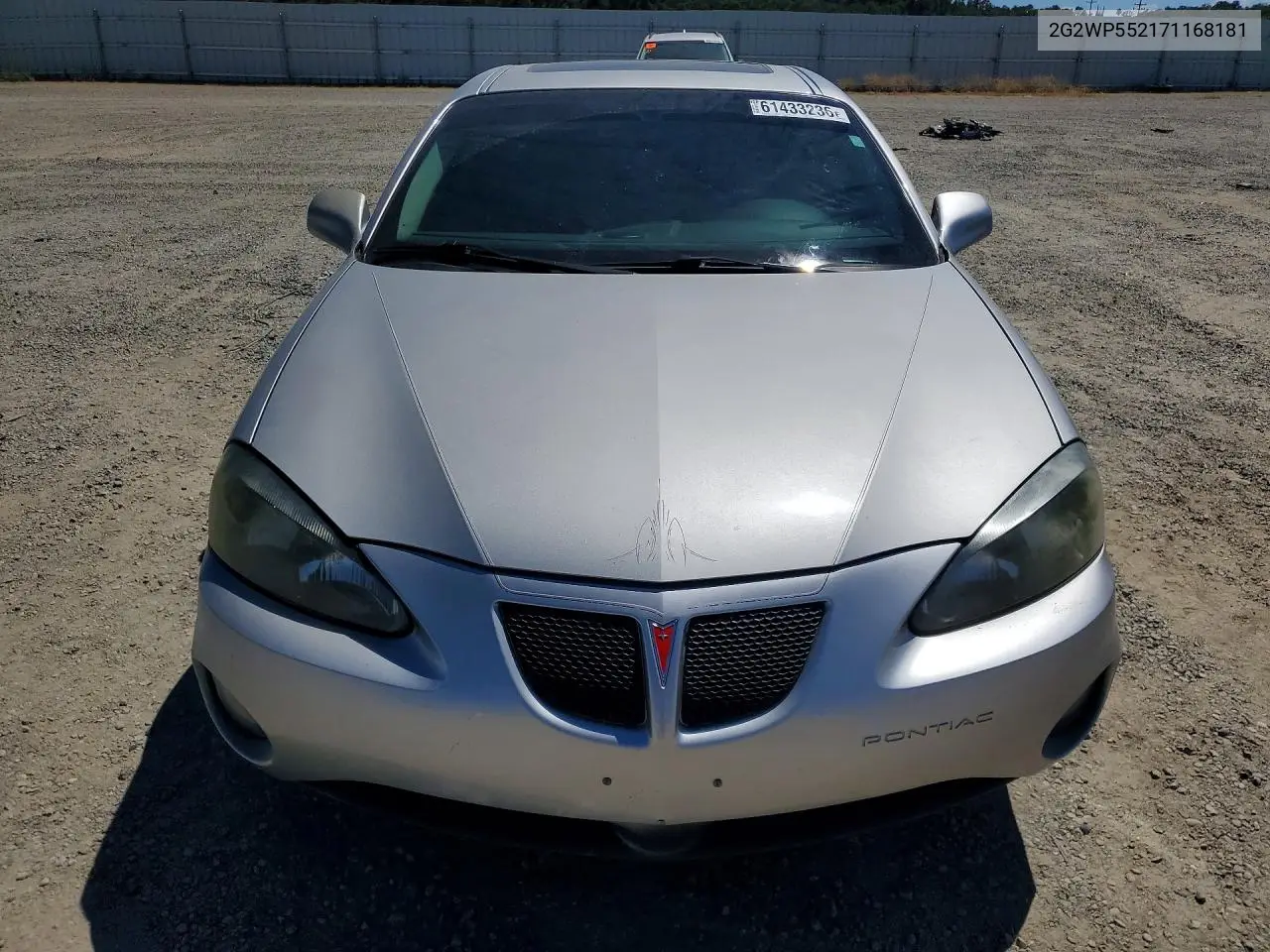 2007 Pontiac Grand Prix VIN: 2G2WP552171168181 Lot: 61433236