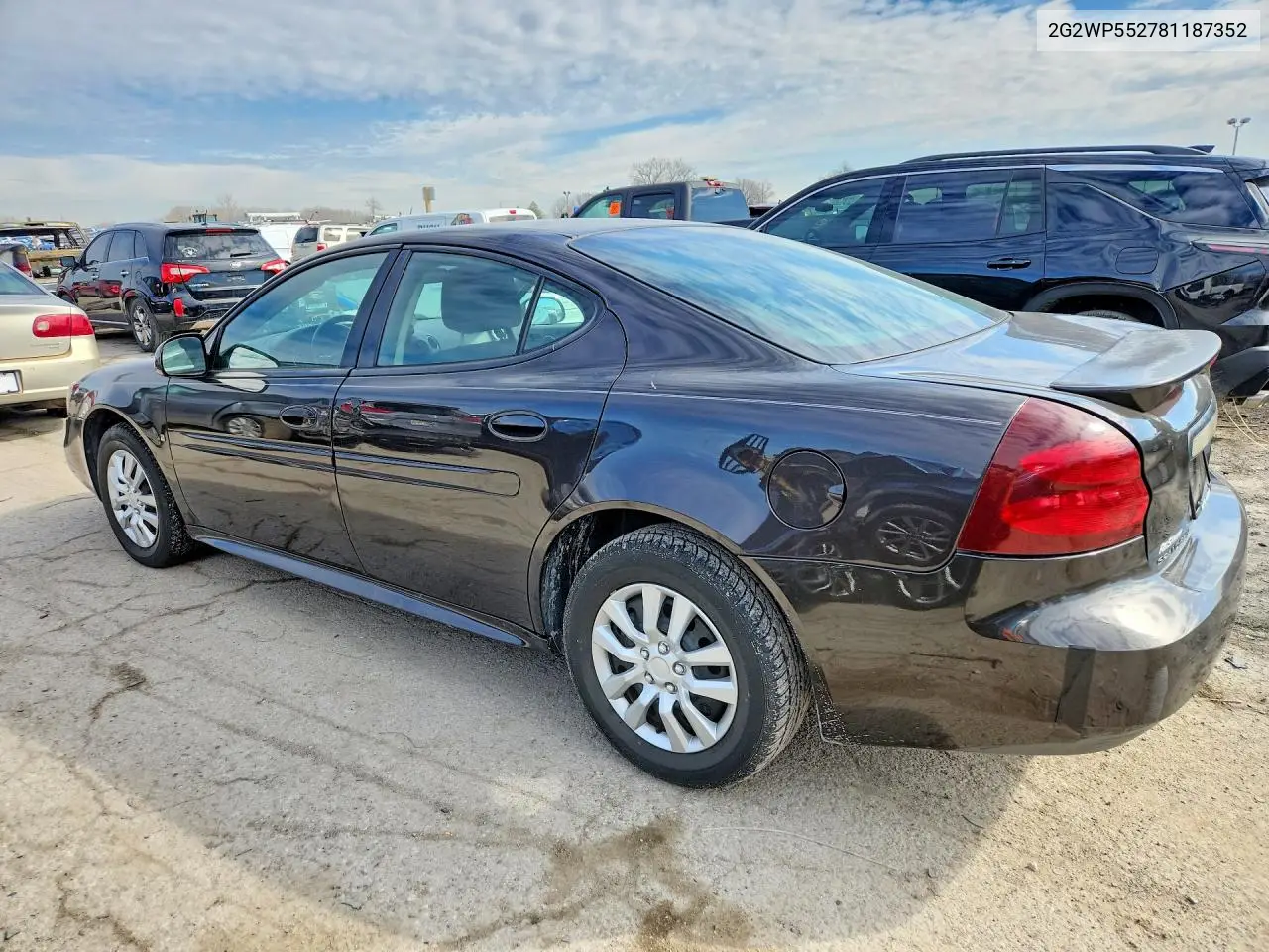 2008 Pontiac Grand Prix VIN: 2G2WP552781187352 Lot: 46236666
