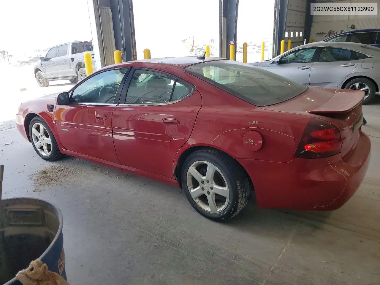 2008 Pontiac Grand Prix Gxp VIN: 2G2WC55CX81123990 Lot: 49970046