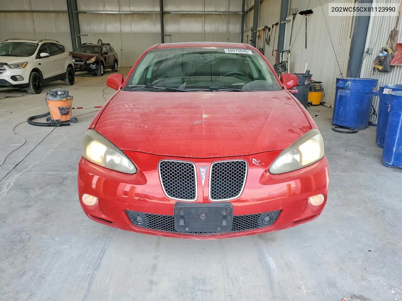 2008 Pontiac Grand Prix Gxp VIN: 2G2WC55CX81123990 Lot: 49970046