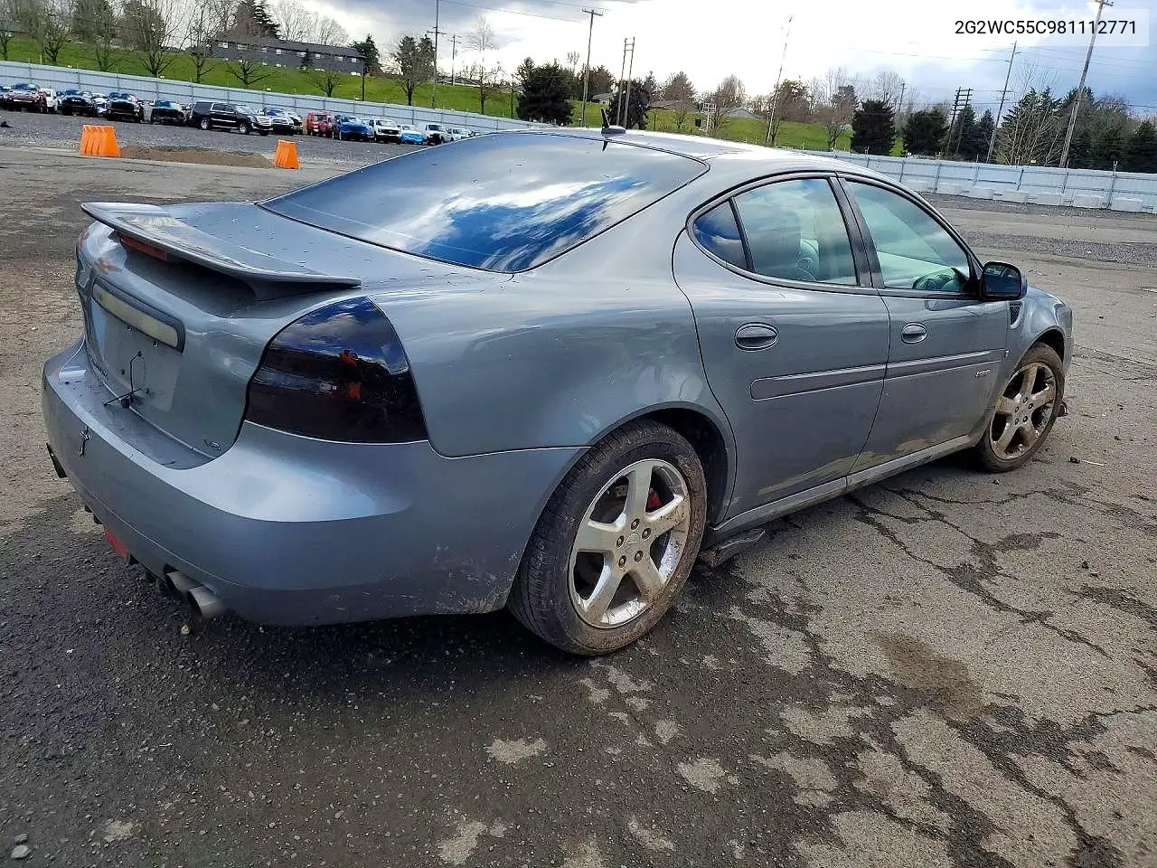 2008 Pontiac Grandprix VIN: 2G2WC55C981112771 Lot: 51431576