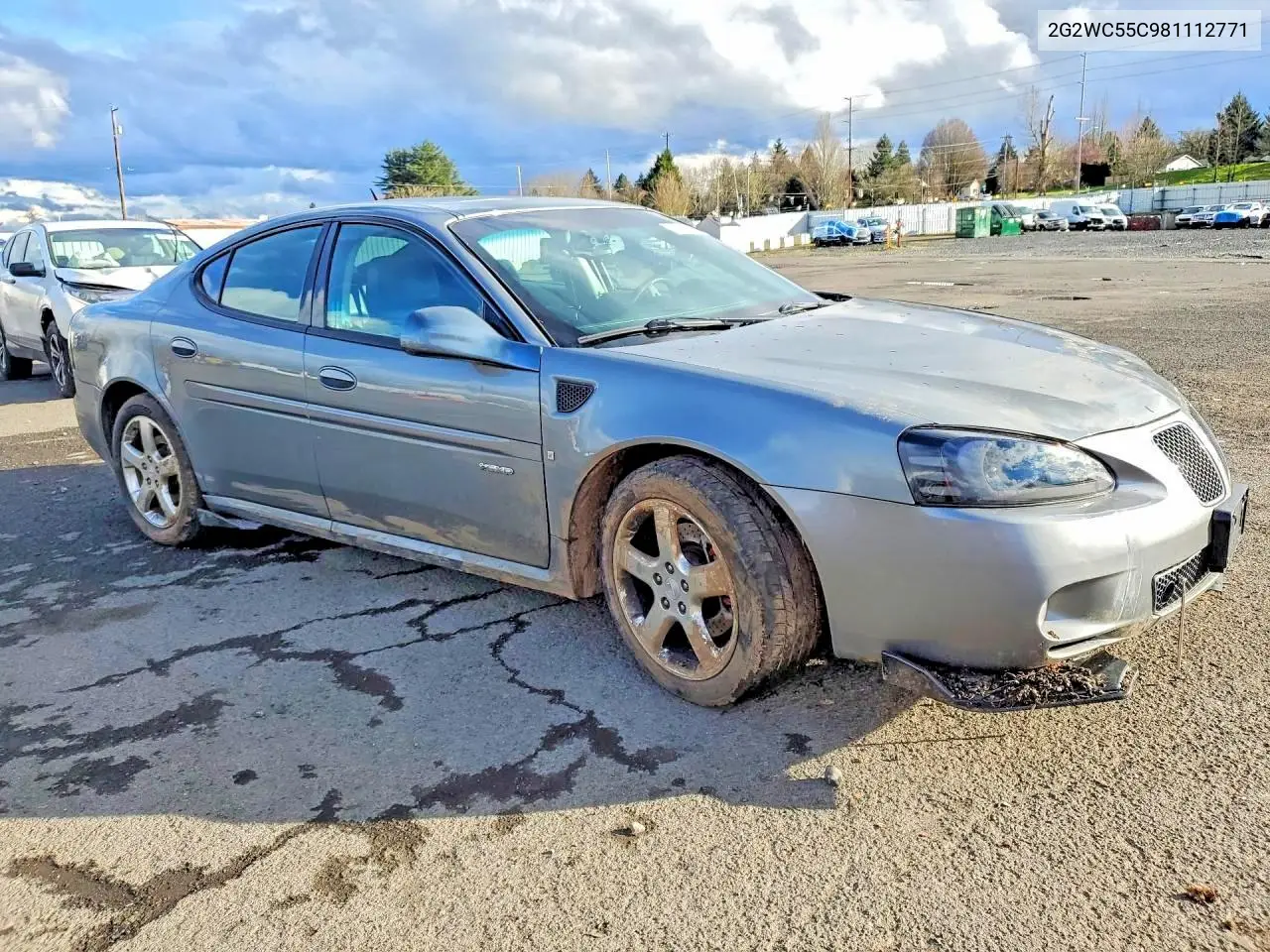 2008 Pontiac Grandprix VIN: 2G2WC55C981112771 Lot: 51431576