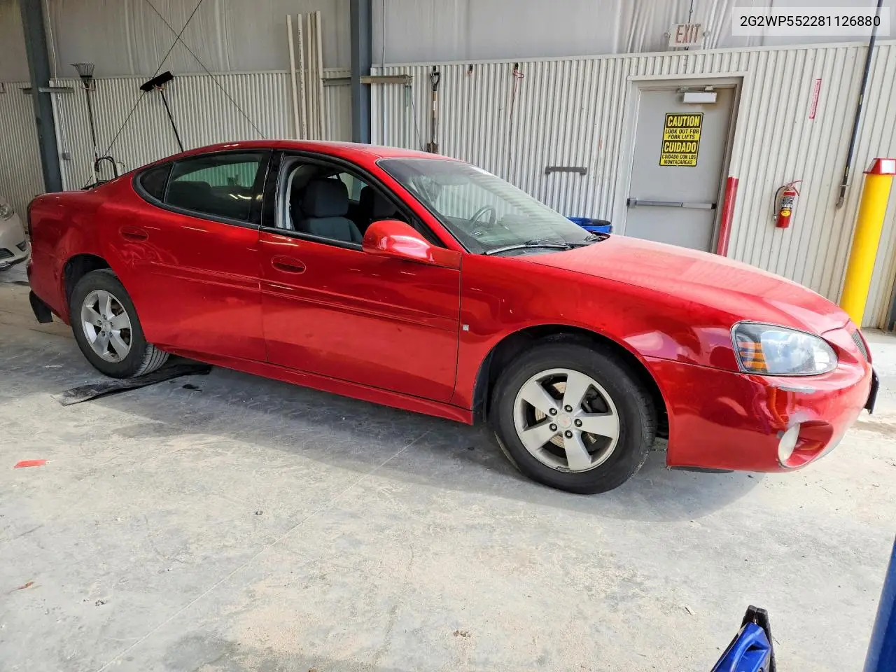 2008 Pontiac Grand Prix VIN: 2G2WP552281126880 Lot: 51796186