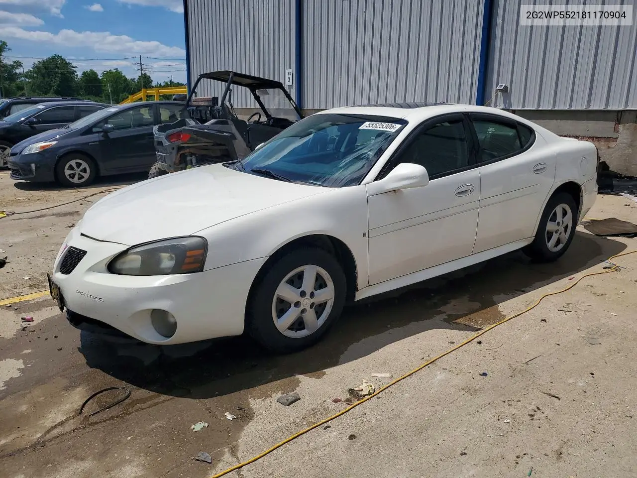 2008 Pontiac Grand Prix VIN: 2G2WP552181170904 Lot: 55525306