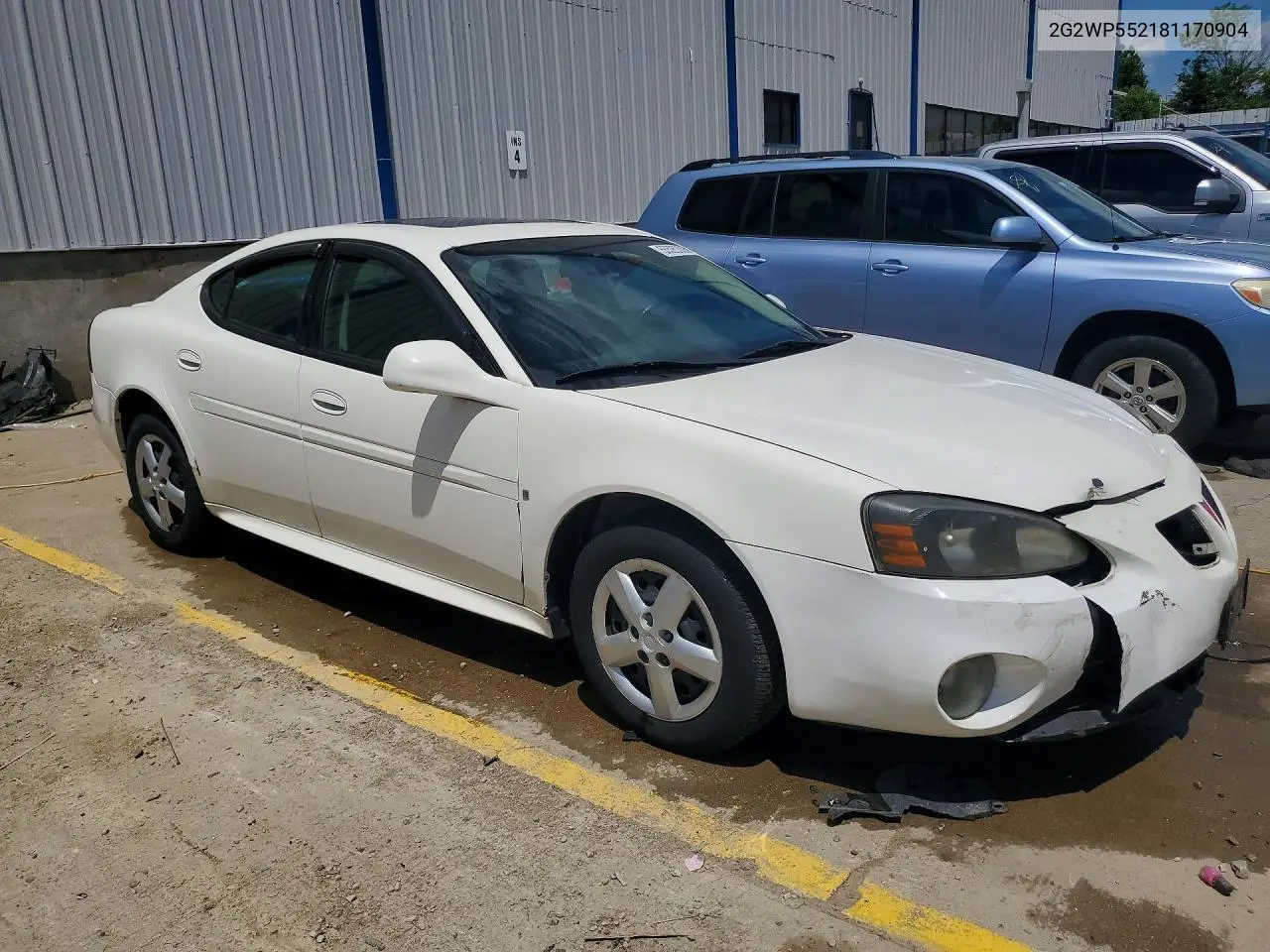 2008 Pontiac Grand Prix VIN: 2G2WP552181170904 Lot: 55525306