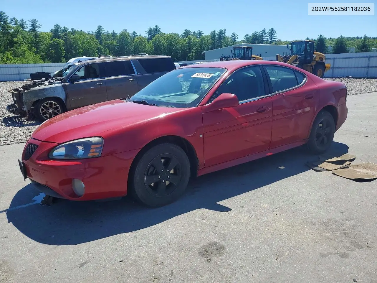 2008 Pontiac Grand Prix VIN: 2G2WP552581182036 Lot: 56123476
