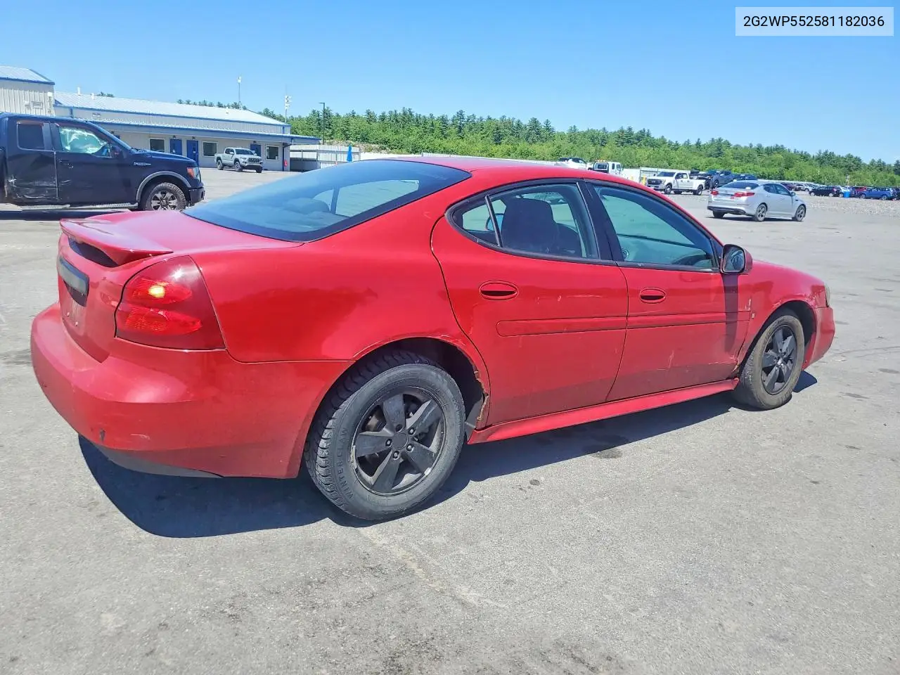 2008 Pontiac Grand Prix VIN: 2G2WP552581182036 Lot: 56123476