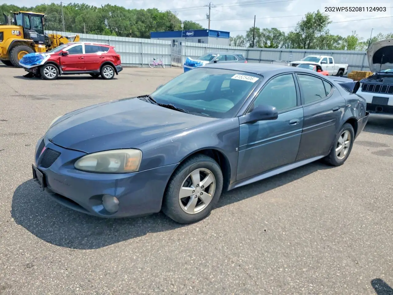 2008 Pontiac Grand Prix VIN: 2G2WP552081124903 Lot: 61525406