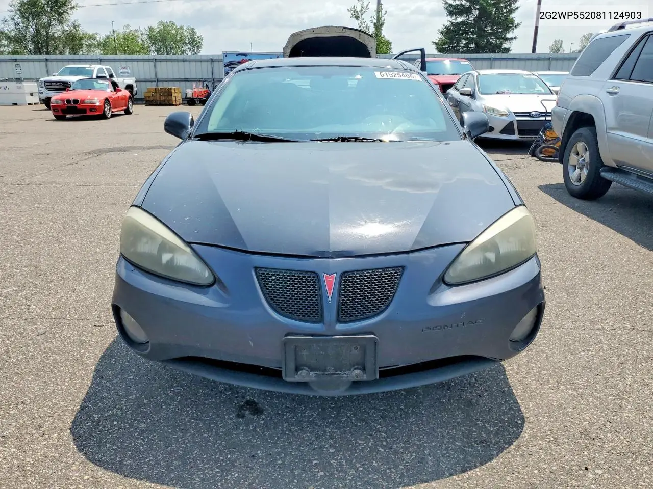 2008 Pontiac Grand Prix VIN: 2G2WP552081124903 Lot: 61525406