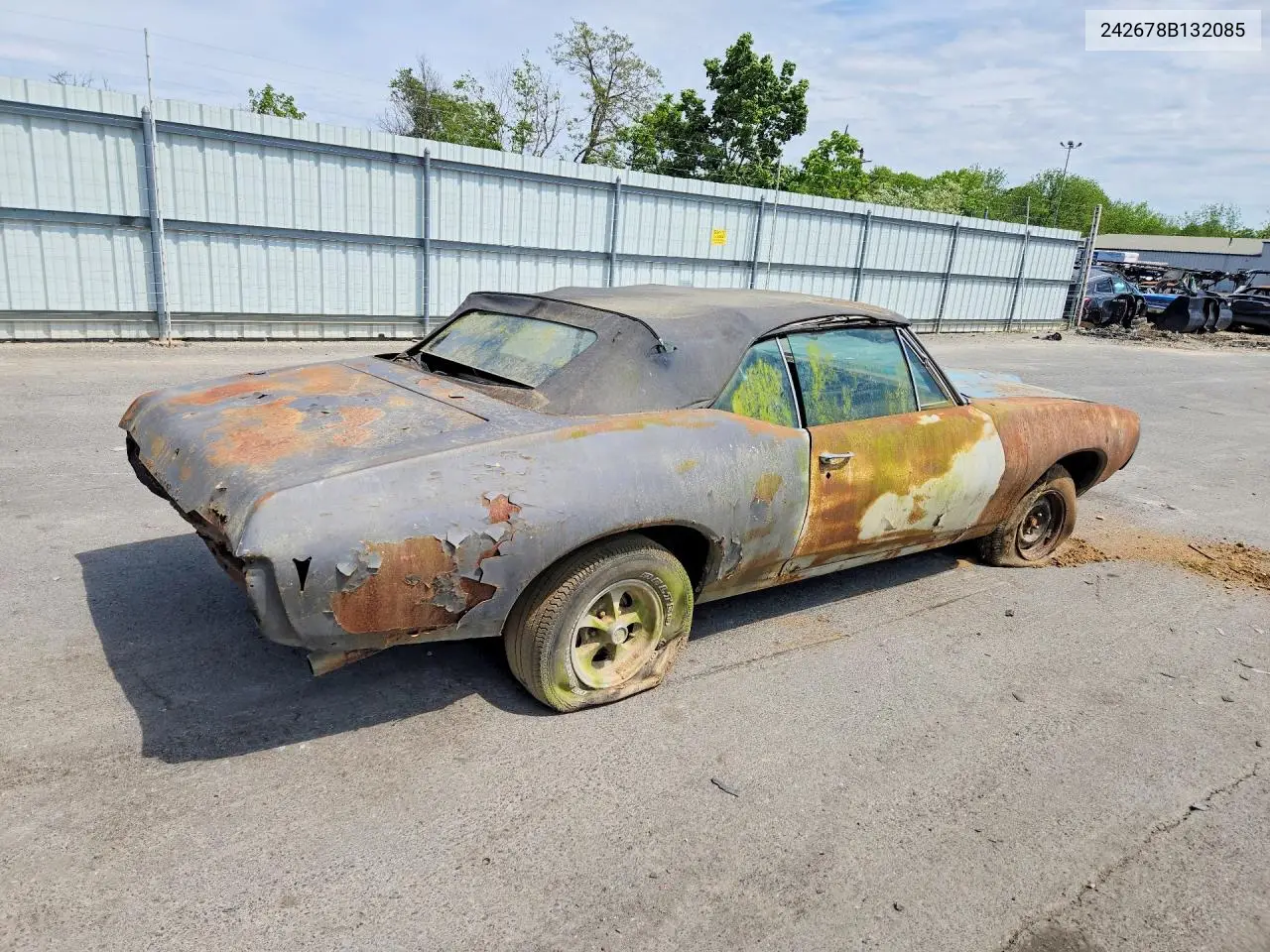 1968 Pontiac Gto VIN: 242678B132085 Lot: 53547596