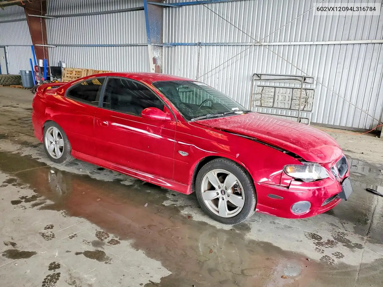2004 Pontiac Gto VIN: 6G2VX12G94L316784 Lot: 47110886