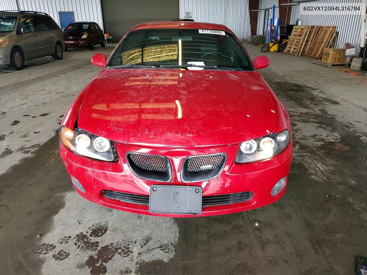 2004 Pontiac Gto VIN: 6G2VX12G94L316784 Lot: 47110886