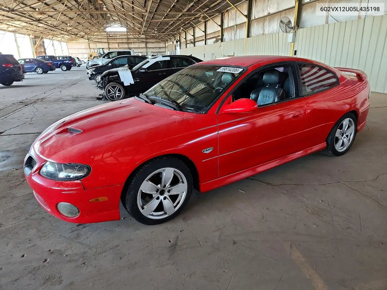 2005 Pontiac Gto VIN: 6G2VX12U05L435198 Lot: 59614206