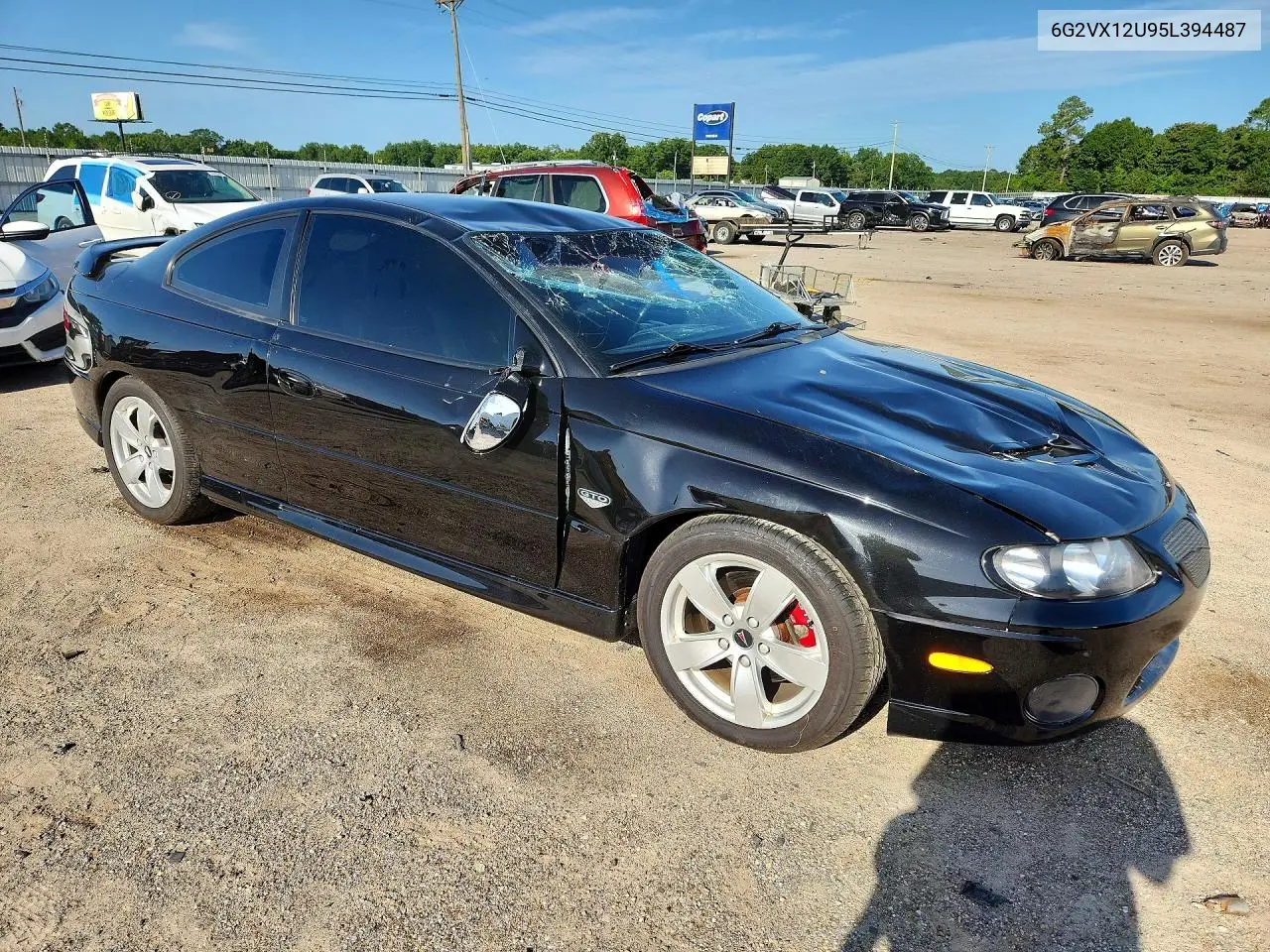 2005 Pontiac Gto VIN: 6G2VX12U95L394487 Lot: 60686256