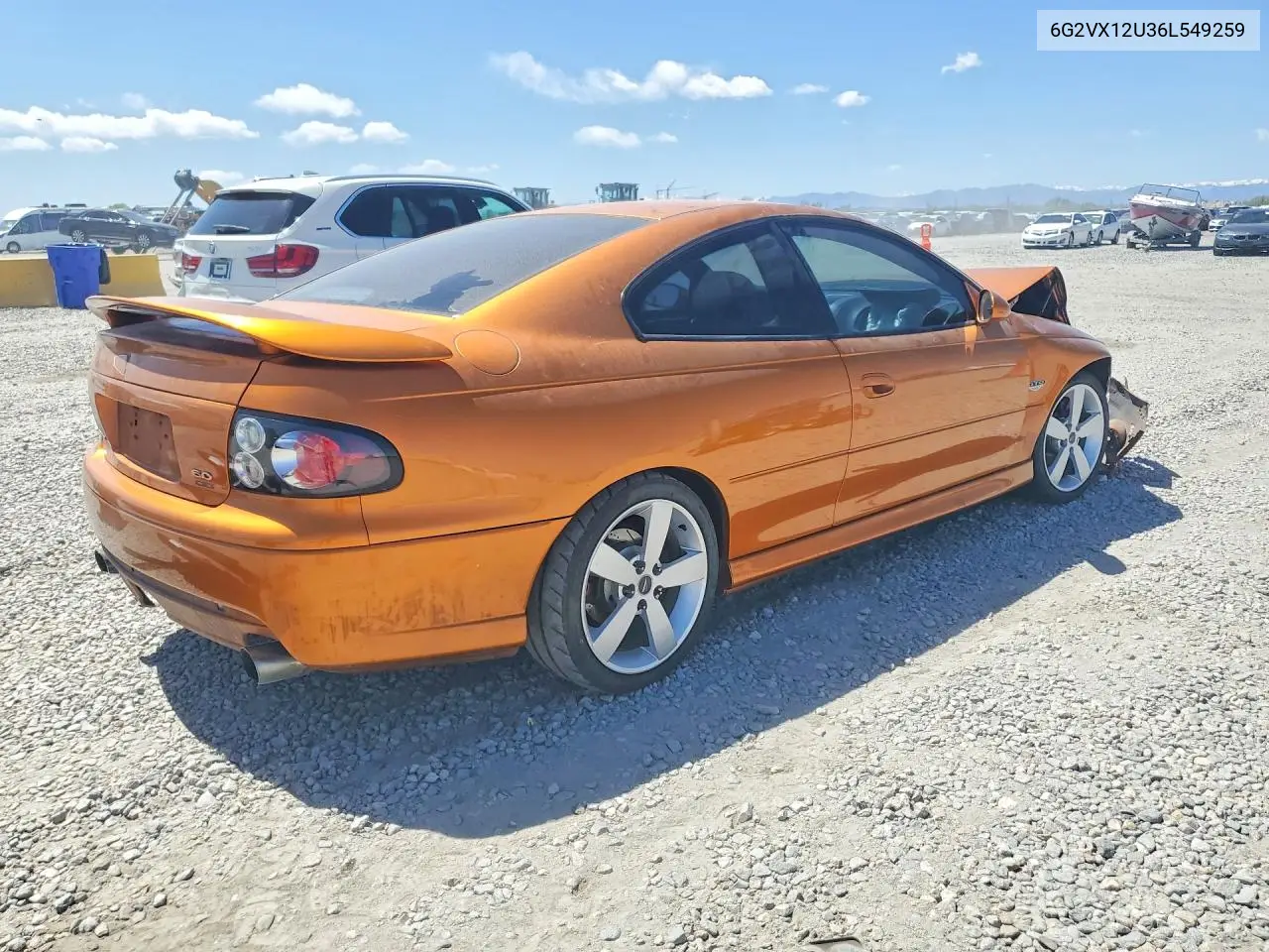 2006 Pontiac Gto VIN: 6G2VX12U36L549259 Lot: 51189906