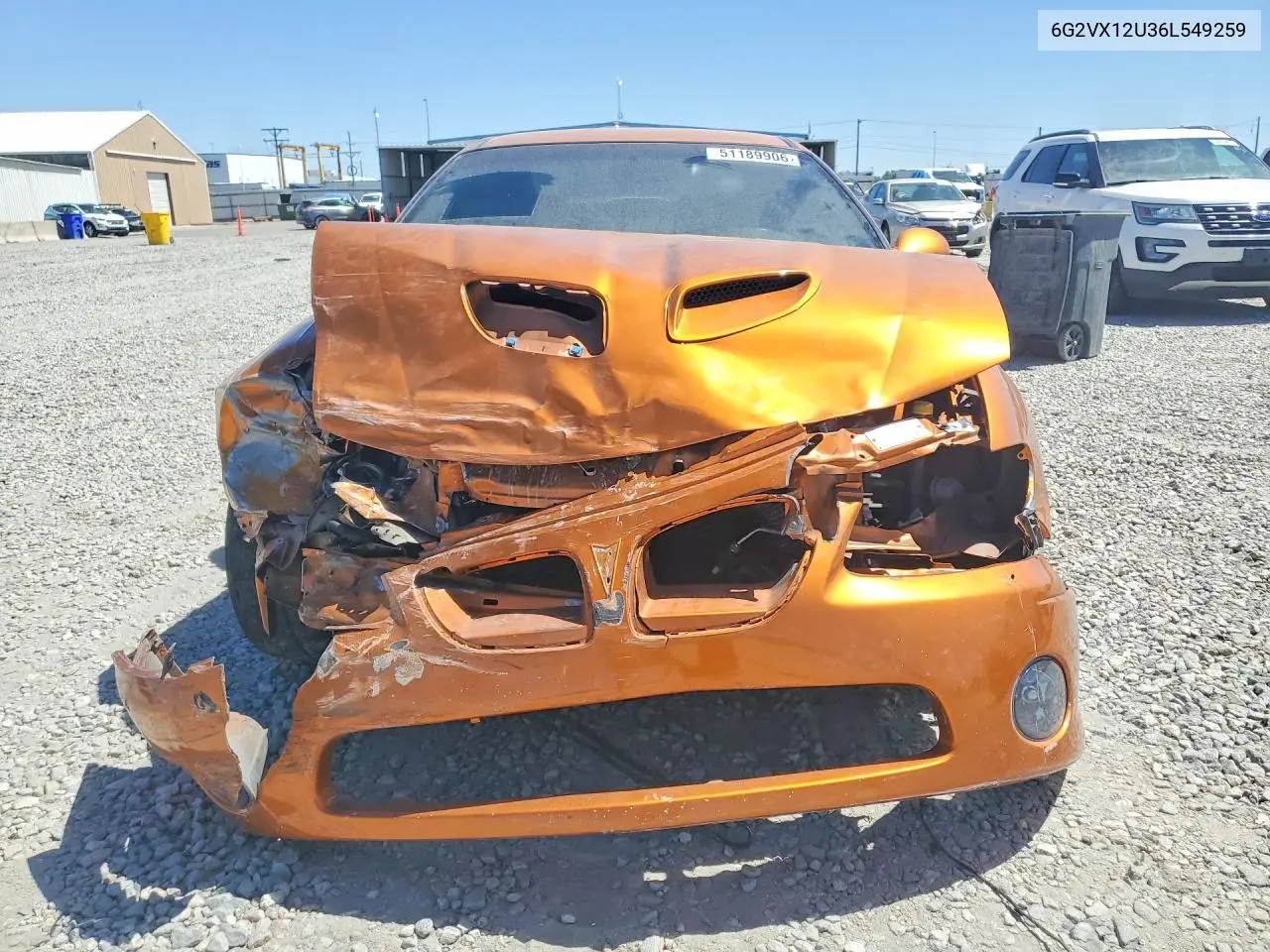 2006 Pontiac Gto VIN: 6G2VX12U36L549259 Lot: 51189906