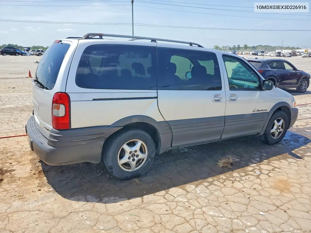 2003 Pontiac Montana VIN: 1GMDX03EX3D226916 Lot: 59327696