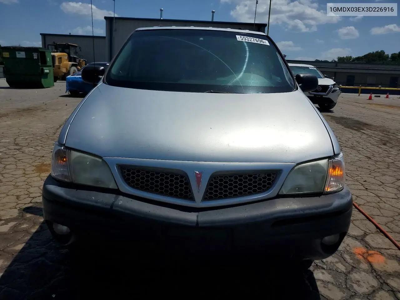 2003 Pontiac Montana VIN: 1GMDX03EX3D226916 Lot: 59327696
