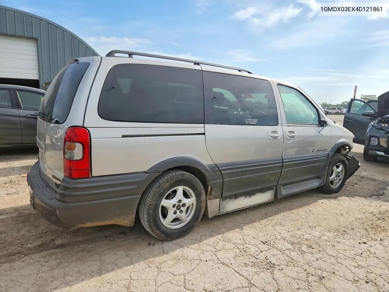 2004 Pontiac Montana VIN: 1GMDX03EX4D121861 Lot: 59618826