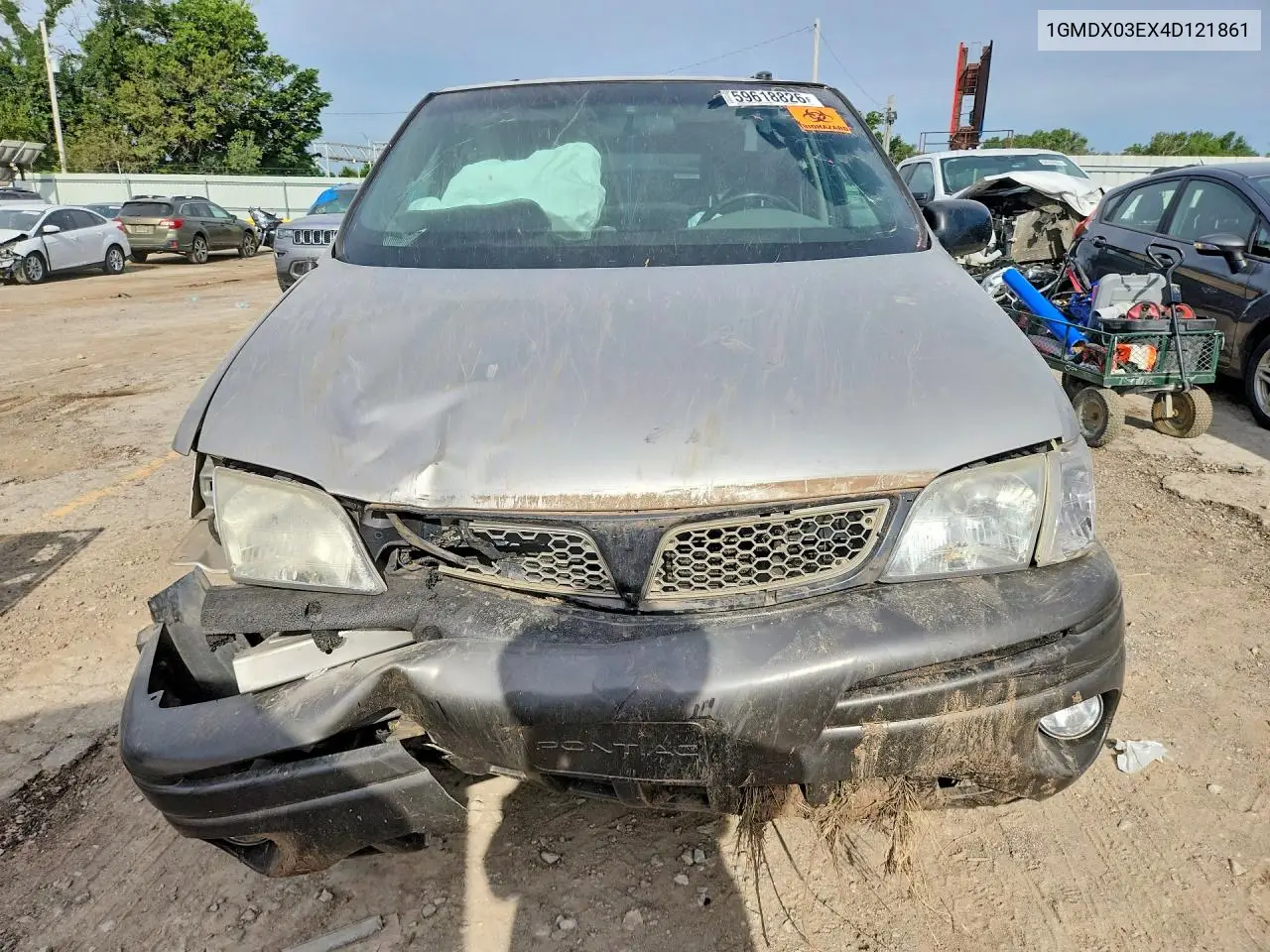 2004 Pontiac Montana VIN: 1GMDX03EX4D121861 Lot: 59618826