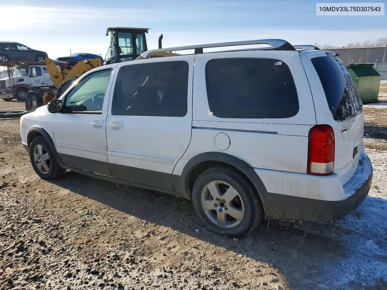 2005 Pontiac Montana Sv6 VIN: 1GMDV33L75D307543 Lot: 47132726