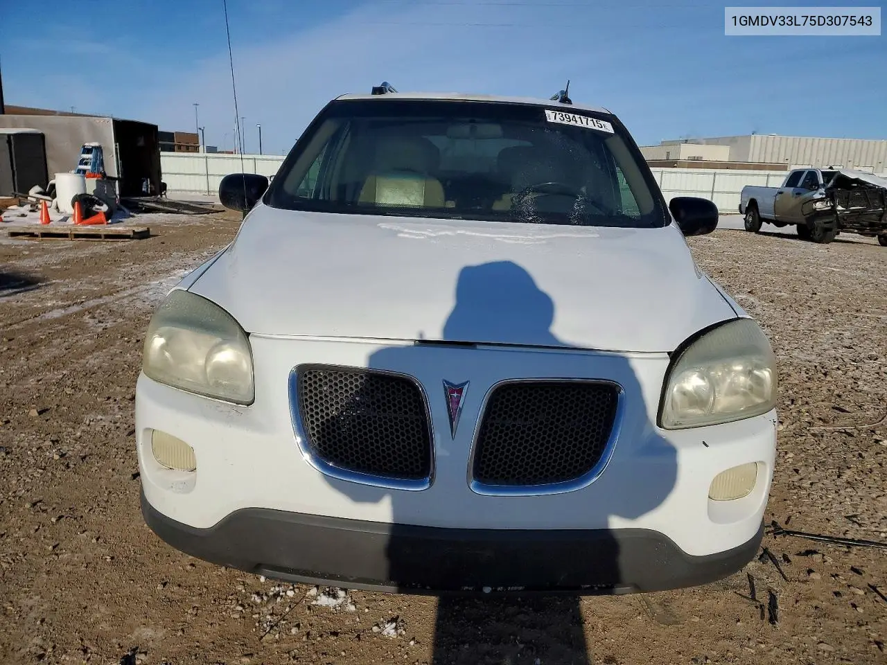 2005 Pontiac Montana Sv6 VIN: 1GMDV33L75D307543 Lot: 47132726