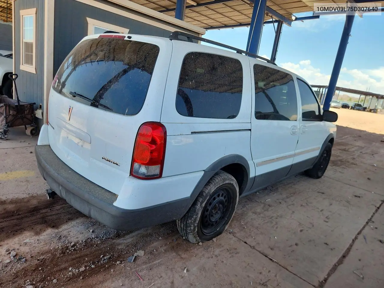 2005 Pontiac Montana Sv6 VIN: 1GMDV03L75D307640 Lot: 57716776