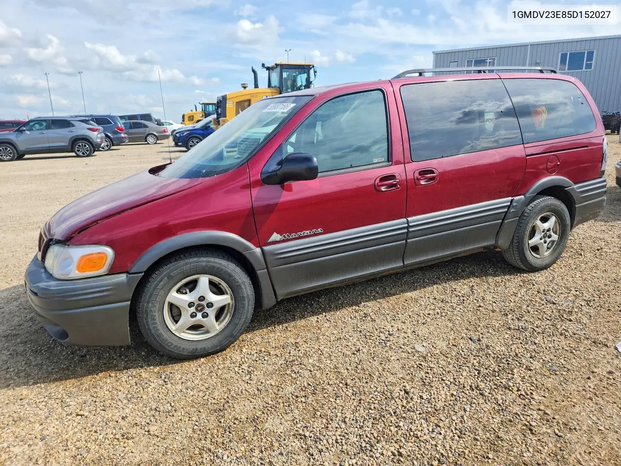 2005 Pontiac Montana VIN: 1GMDV23E85D152027 Lot: 58987186