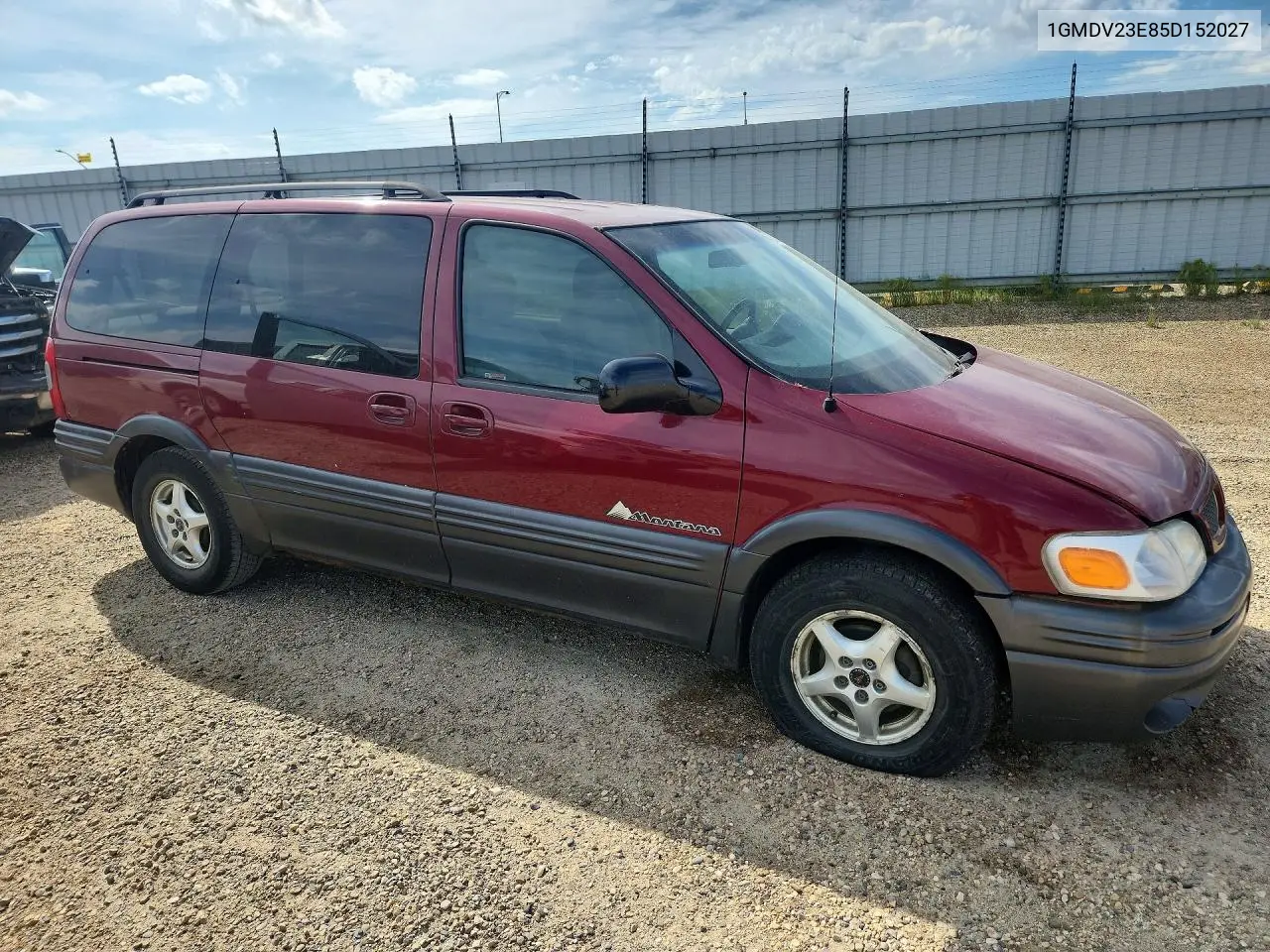 2005 Pontiac Montana VIN: 1GMDV23E85D152027 Lot: 58987186