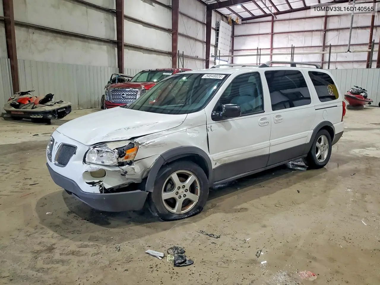2006 Pontiac Montana Sv6 VIN: 1GMDV33L16D140565 Lot: 54648026