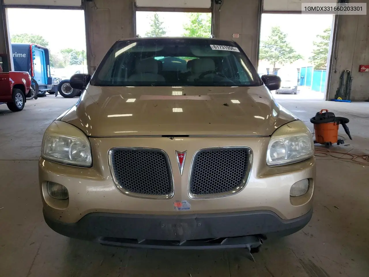 2006 Pontiac Montana Sv6 VIN: 1GMDX33L66D203301 Lot: 61731996