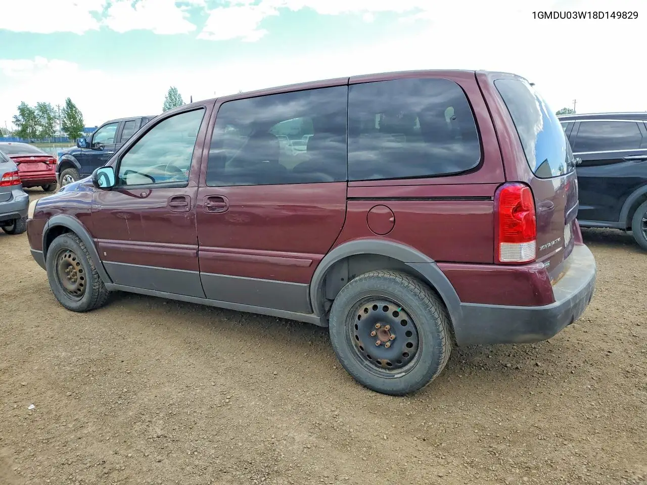 2008 Pontiac Montana Sv6 VIN: 1GMDU03W18D149829 Lot: 56336466