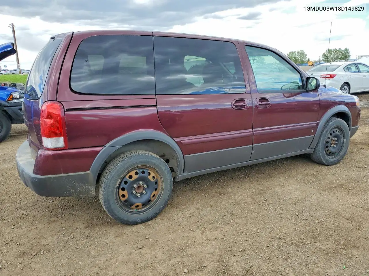 2008 Pontiac Montana Sv6 VIN: 1GMDU03W18D149829 Lot: 56336466
