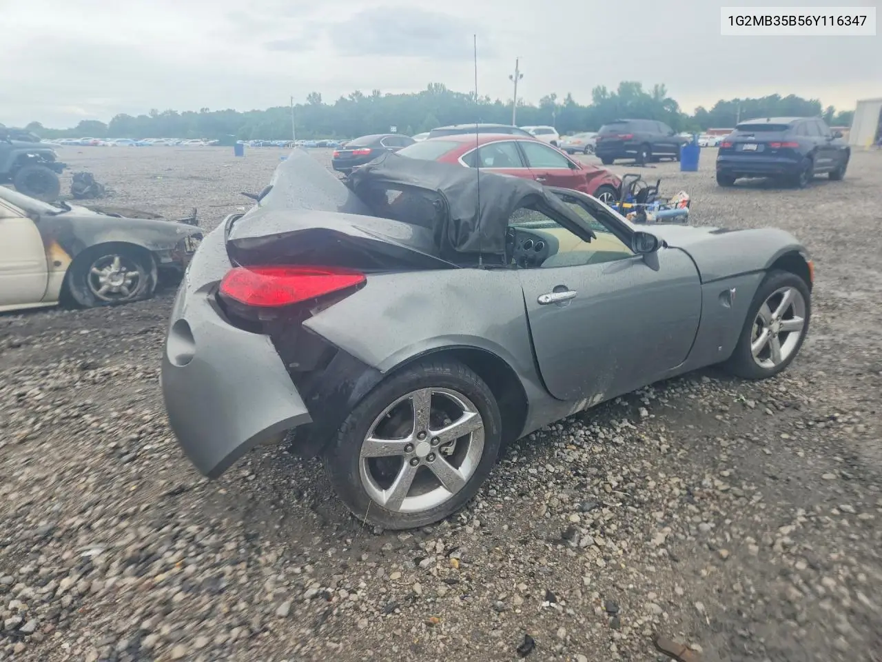 2006 Pontiac Solstice VIN: 1G2MB35B56Y116347 Lot: 57175746