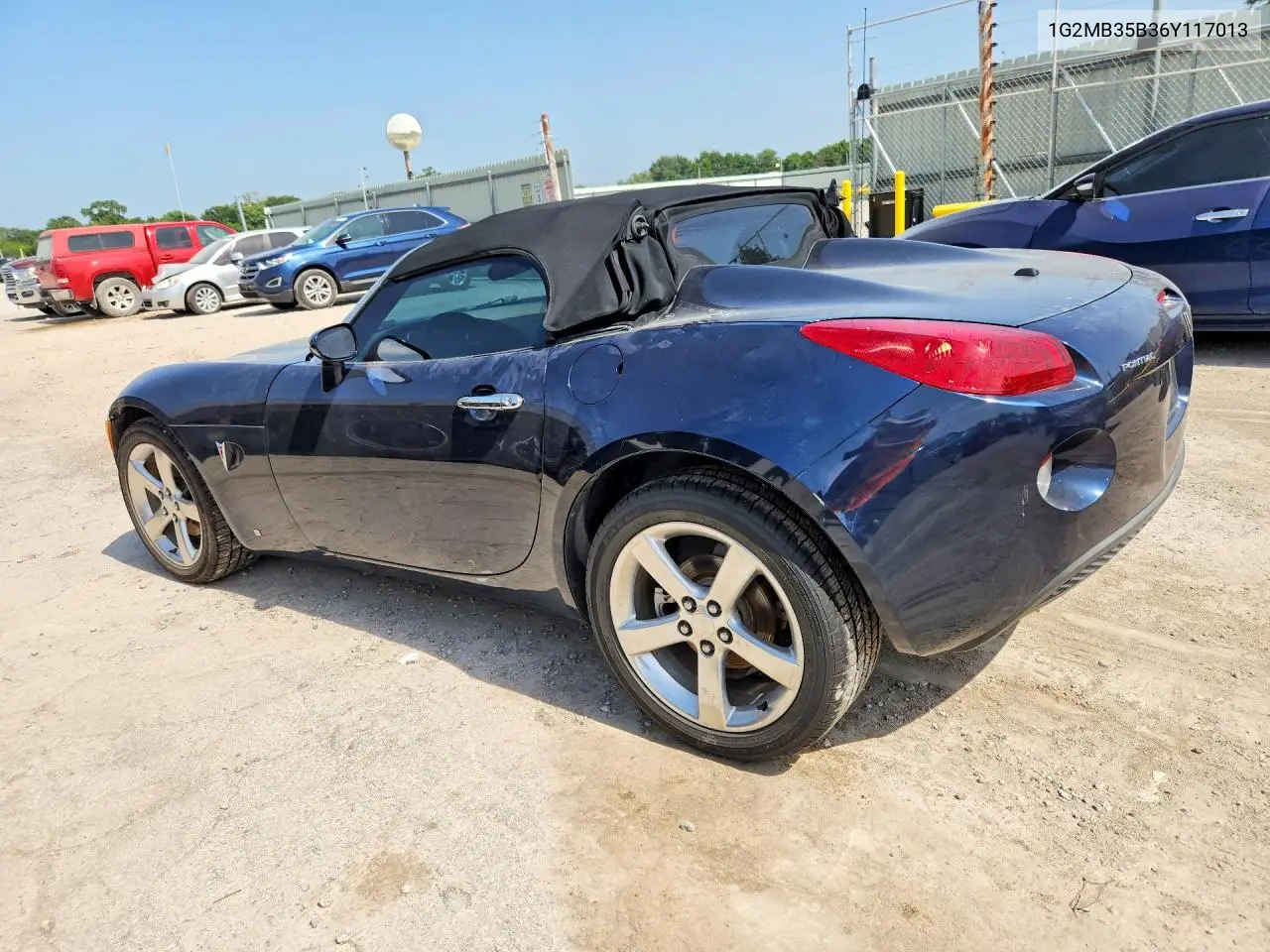 2006 Pontiac Solstice VIN: 1G2MB35B36Y117013 Lot: 58893186