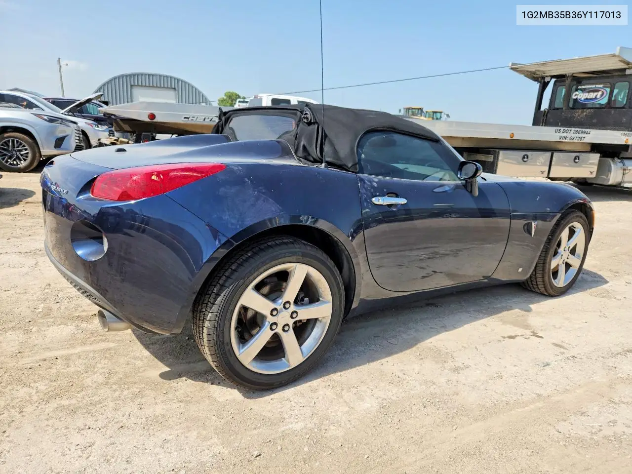 2006 Pontiac Solstice VIN: 1G2MB35B36Y117013 Lot: 58893186